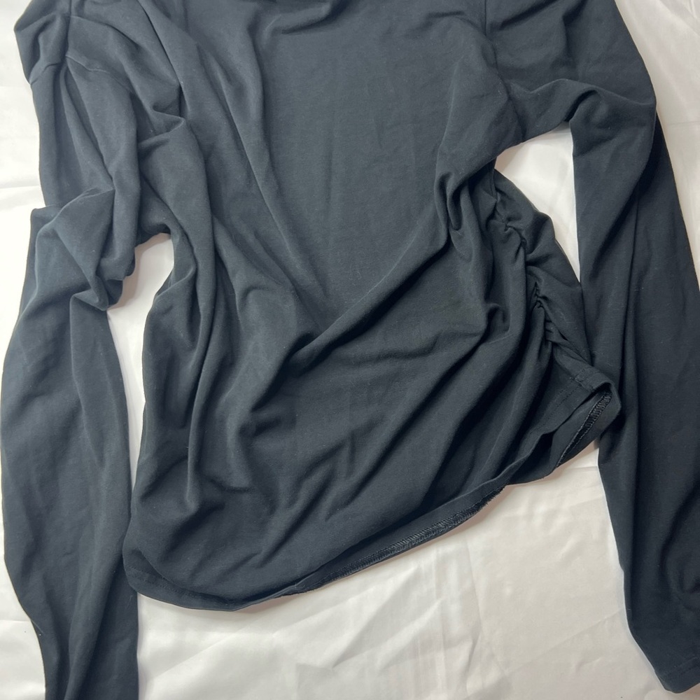 J.Crew Classic Black Long-Sleeve Women's Tee
